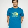 The North Face FOUNDATION GRAPHIC TEE - Sports T-shirt - Banff Blue