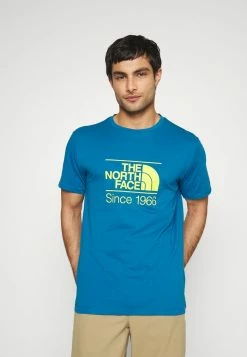 The North Face FOUNDATION GRAPHIC TEE - Sports T-shirt - Banff Blue