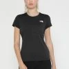 The North Face REAXION CREW - Sports T-shirt - Black Heather