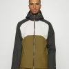 The North Face MENS STRATOS JACKET - Hardshell Jacket - Military Olive/moonlight Ivory/asphalt Grey