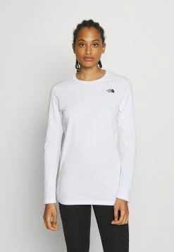 The North Face WOMENS SIMPLE DOME TEE - Long Sleeved Top - White