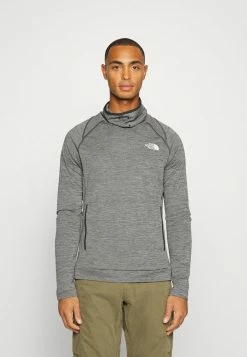 The North Face CREW - Long Sleeved Top - Asphalt Grey White Heather/asphalt Grey White Heather
