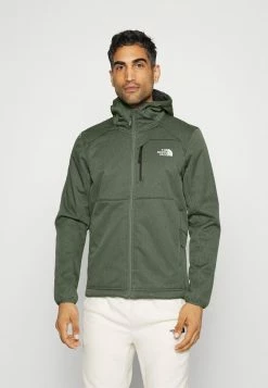 The North Face QUEST HOODED - Soft Shell Jacket - Thyme Heather