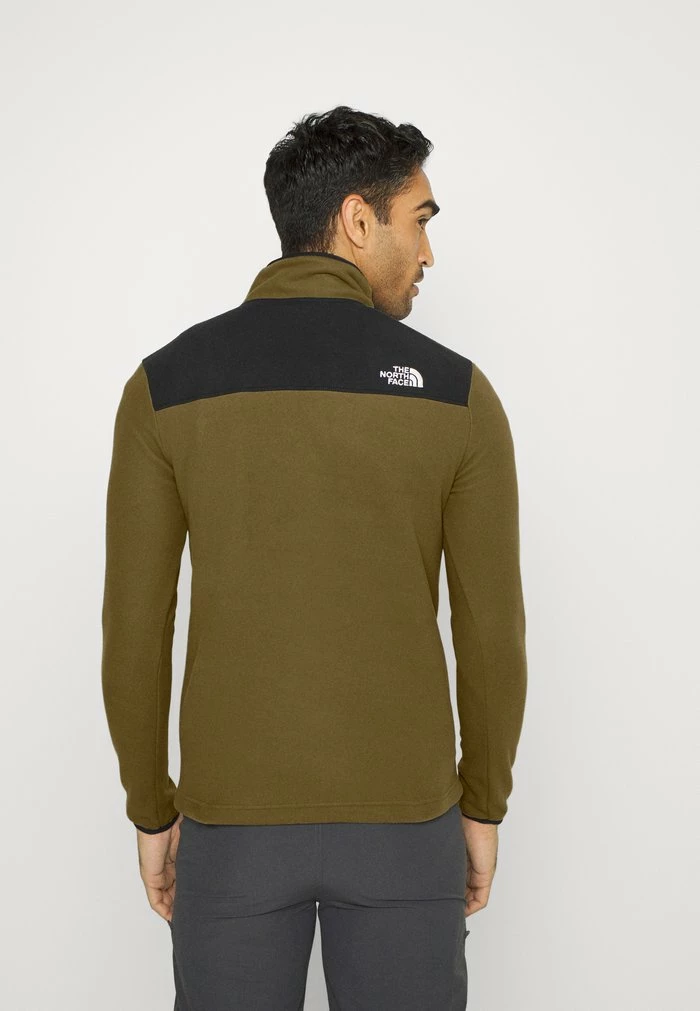The North Face HOMESAFE SNAP NECK - Fleece Jumper - Military Olive/black - Image 3