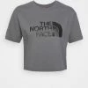 The North Face CROPPED EASY TEE - Print T-shirt - Vanadis Grey