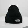 The North Face LOGO BOX CUFFED BEANIE - Beanie - Black