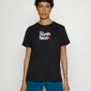 The North Face FOUNDATION GRAPHIC TEE - Sports T-shirt - Black/lavender Fog