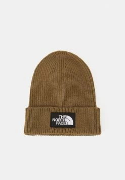 The North Face LOGO BOX CUFFED BEANIE - Beanie - Military Olive
