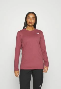 The North Face WOMENS SIMPLE DOME TEE - Long Sleeved Top - Wild Ginger
