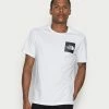 The North Face FINE TEE - Print T-shirt - White/black