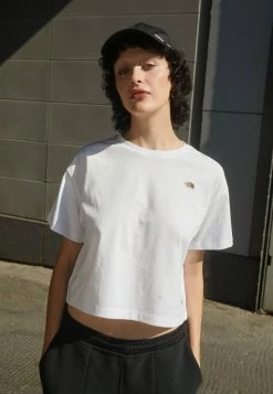 The North Face HERITAGE CROP TEE - Print T-shirt - White