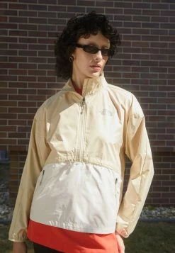 The North Face CROSSWINDS JACKET - Windbreaker - Gravel/gardenia White