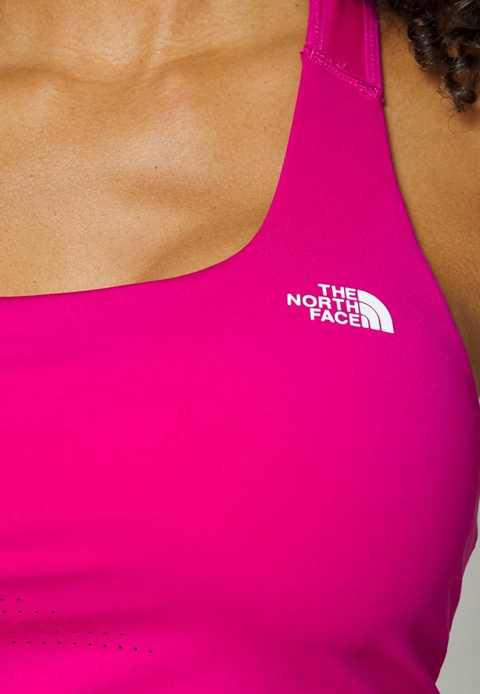 The North Face MOVMYNT BRA - Medium Support Sports Bra - Fuschia Pink - Image 5