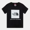 The North Face TEE UNISEX - Print T-shirt - Black White