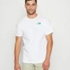 The North Face MOUNTAIN SHADOW TEE - Print T-shirt - White