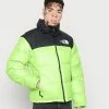 The North Face RETRO NUPTSE JACKET UNISEX - Down Jacket - Safety Green/black
