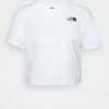 The North Face CROP REDBOX CELEBRATION TEE - Print T-shirt - White