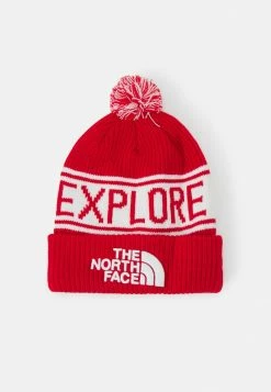 The North Face RETRO POM BEANIE UNISEX - Beanie - Red