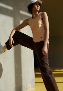 The North Face HERITAGE LABEL TANK - Top - Apricot Ice