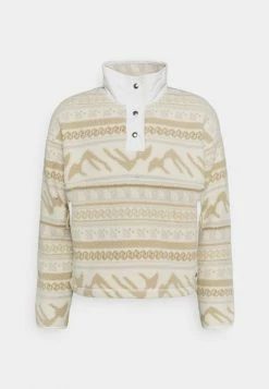 The North Face PRINTED CRAGMONT 1/4 SNAP - Fleece Jumper - White