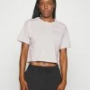 The North Face CROPPED SIMPLE DOME TEE - Basic T-shirt - Lavender Fog