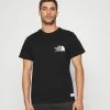The North Face BERKELEY CALIFORNIA POCKET TEE IN SCRAP MAT - Print T-shirt - Black