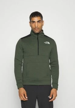 The North Face ZIP - Fleece Jumper - Thyme Heather/black