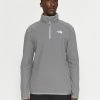 The North Face GLACIER ZIP - Fleece Jumper - Medium Grey Heather