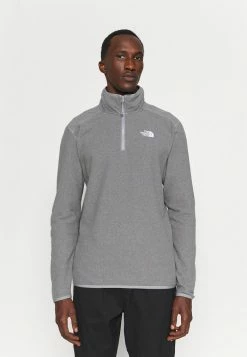 The North Face GLACIER ZIP - Fleece Jumper - Medium Grey Heather