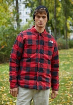 The North Face REVERSIBLE THERMOBALL JACKET - Winter Jacket - Black/red