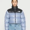 The North Face NUPTSE SHORT JACKET - Down Jacket - Folk Blue