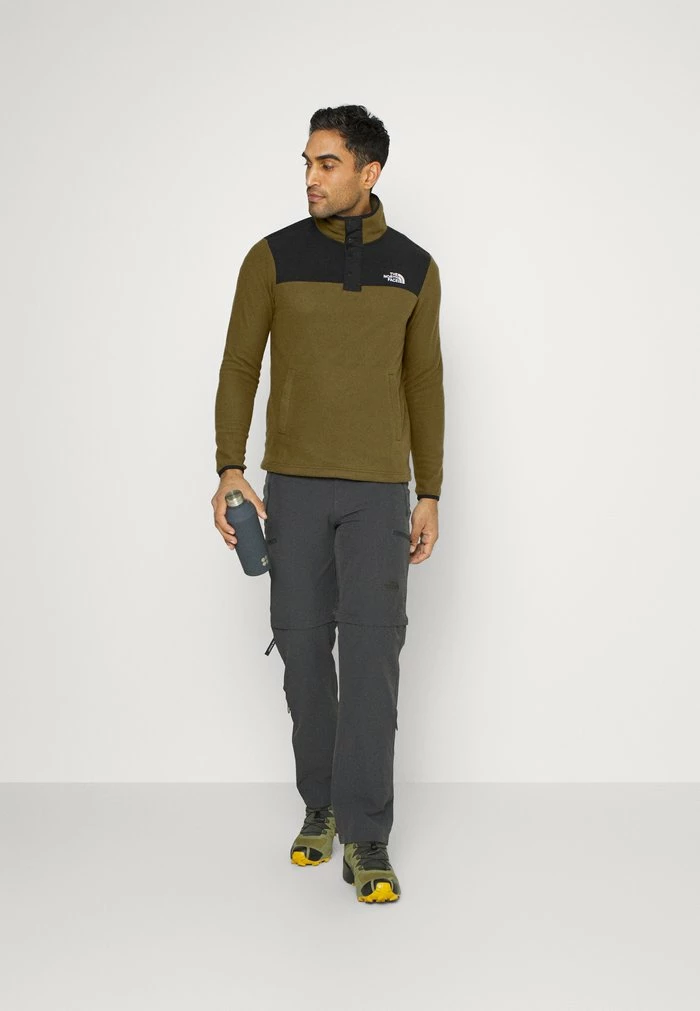 The North Face HOMESAFE SNAP NECK - Fleece Jumper - Military Olive/black - Image 2