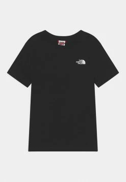 The North Face SIMPLE DOME TEE UNISEX - Print T-shirt - Black/white