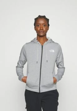 The North Face REAXION HOODIE - Fleece Jumper - Light Grey Heather