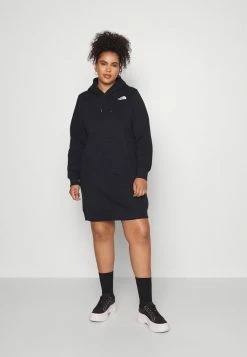 The North Face PLUS SIZE HOODIE DRESS - Day Dress - Black