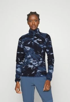 The North Face GLACIER 1/4 ZIP - Fleece Jumper - Shady Blue/snowcap Mountain