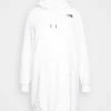 The North Face PLUS SIZE HOODIE DRESS - Day Dress - Gardenia White
